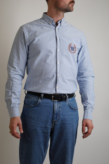 Les Deux Lightblue Depuis IX Crest Oxford Shirt