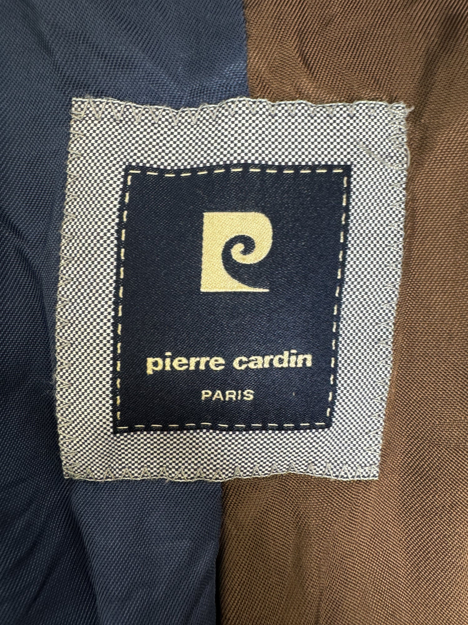 Pierre Cardin Navy Corduroy Wool Blazer