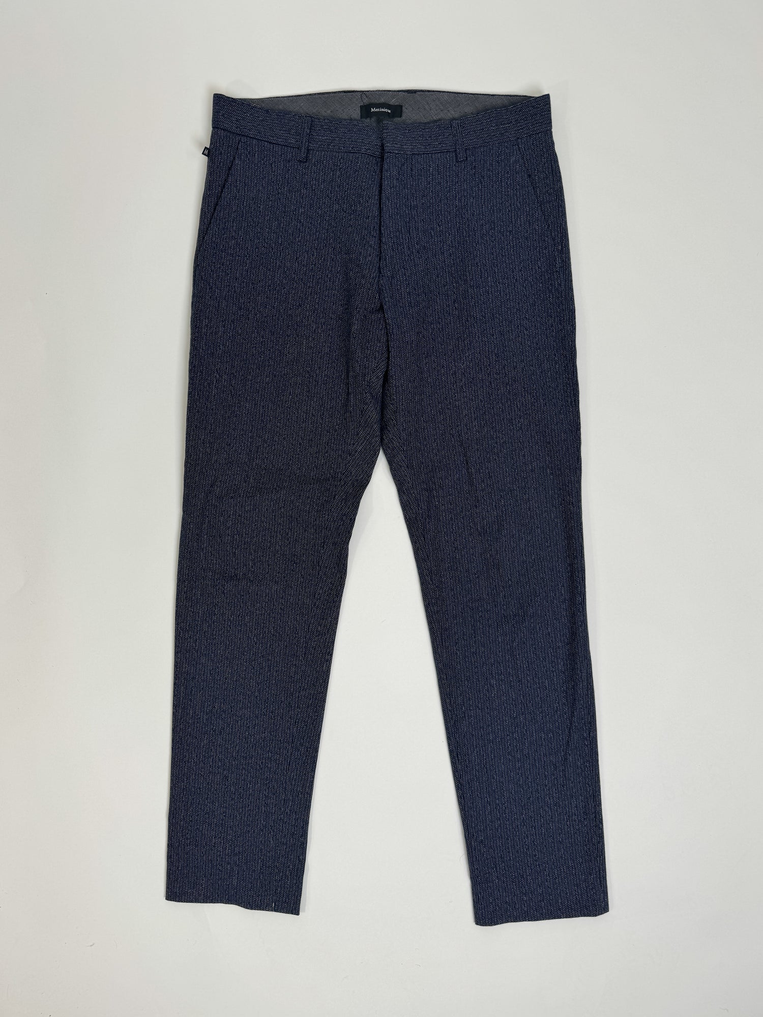 Matinique Navy Wool Dress Pant