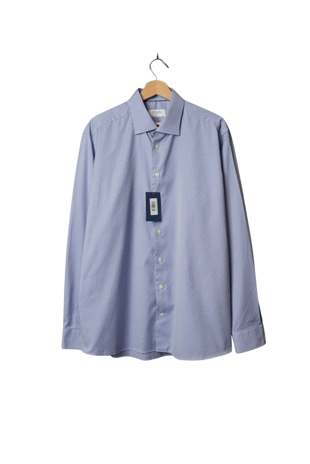 Eton Light Blue Slim Business Cotton Shirt