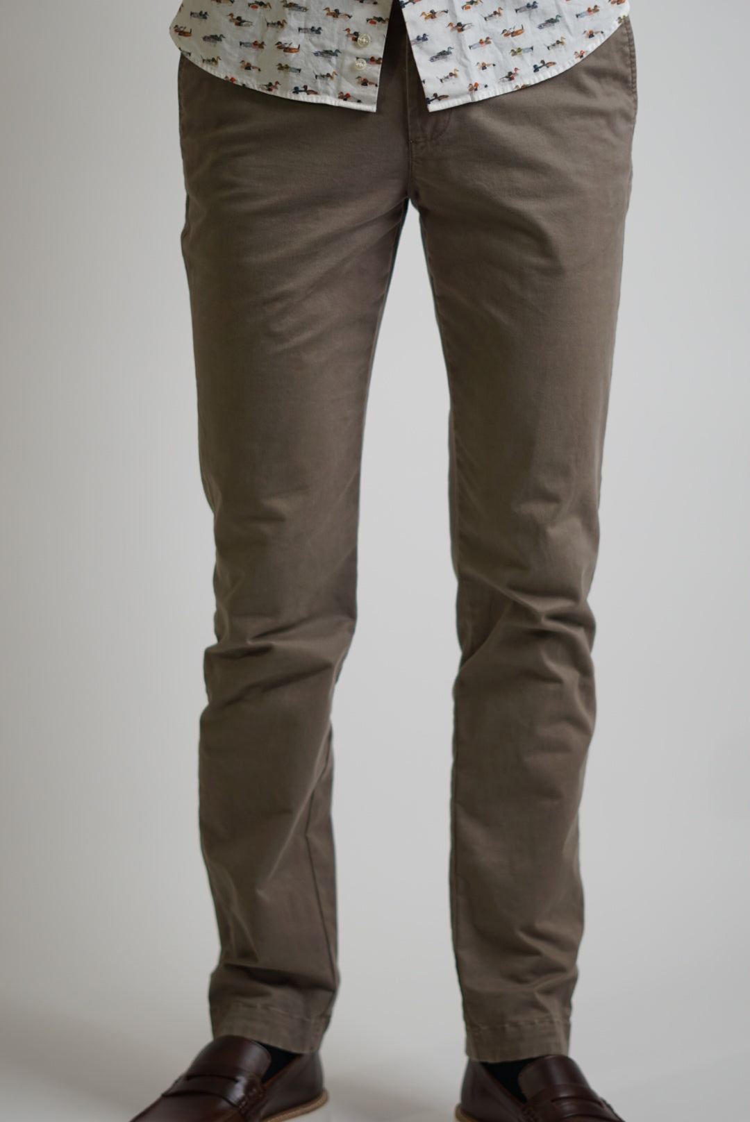 Ted Baker Khaki Cotton Chinos