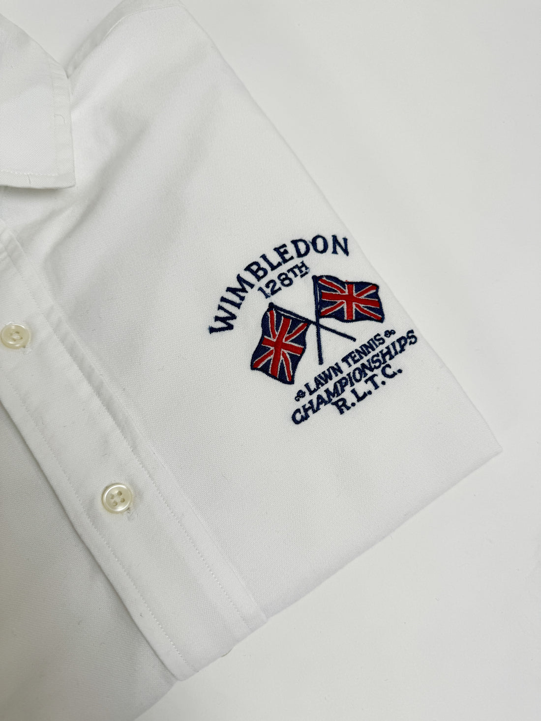 Ralph Lauren White 128th Wimbledon Shirt