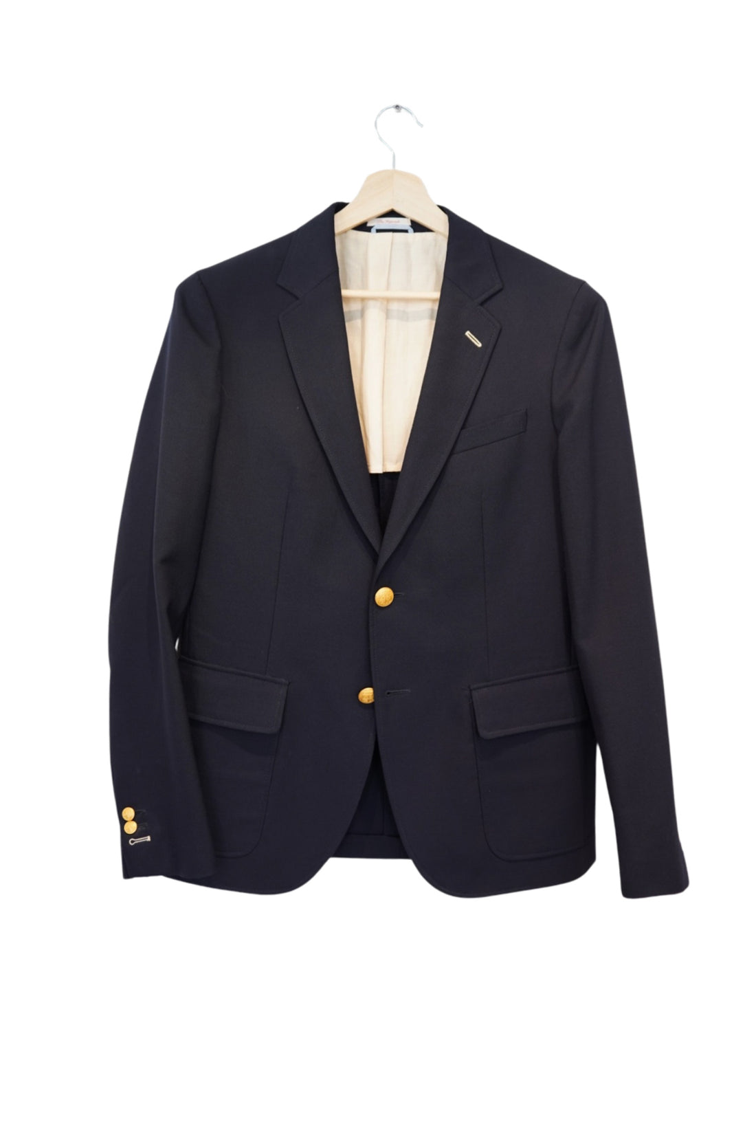 Gant Navy The Hopsack Cotton Club Blazer
