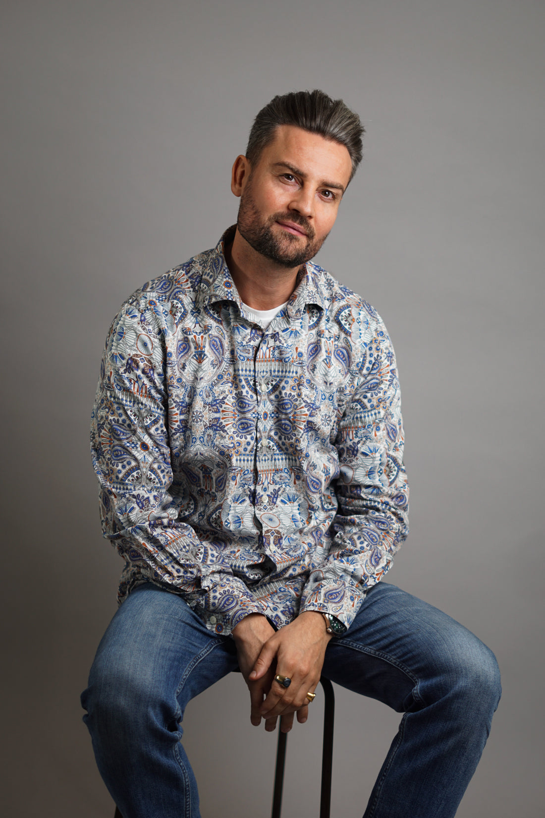 Eton Contemporary Flower Shirt