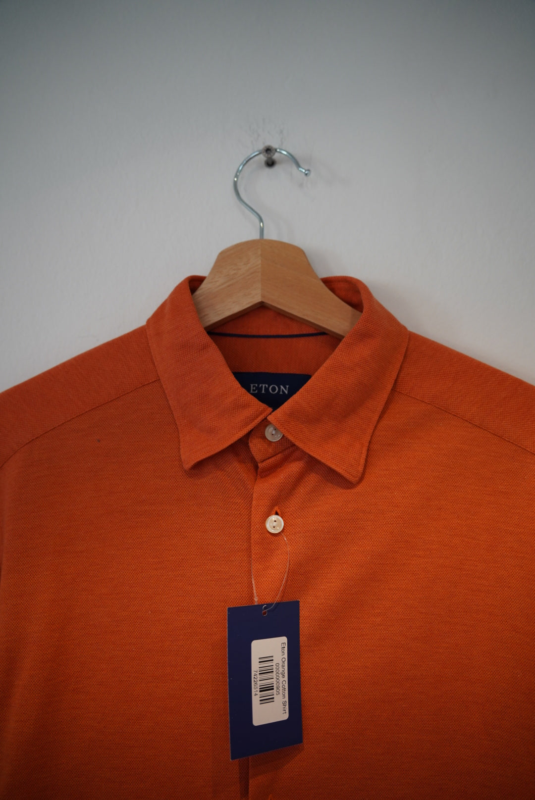 Eton Orange Cotton Shirt