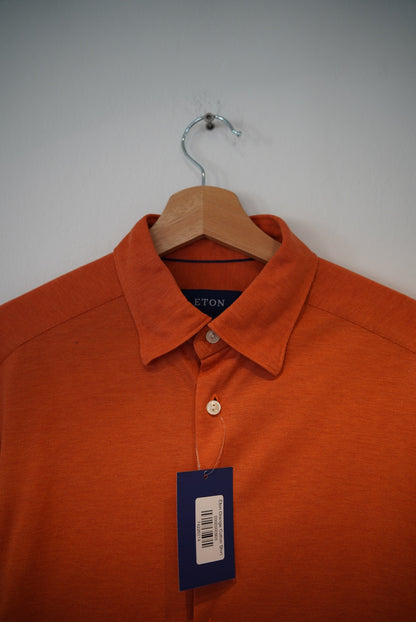 Eton Orange Cotton Shirt