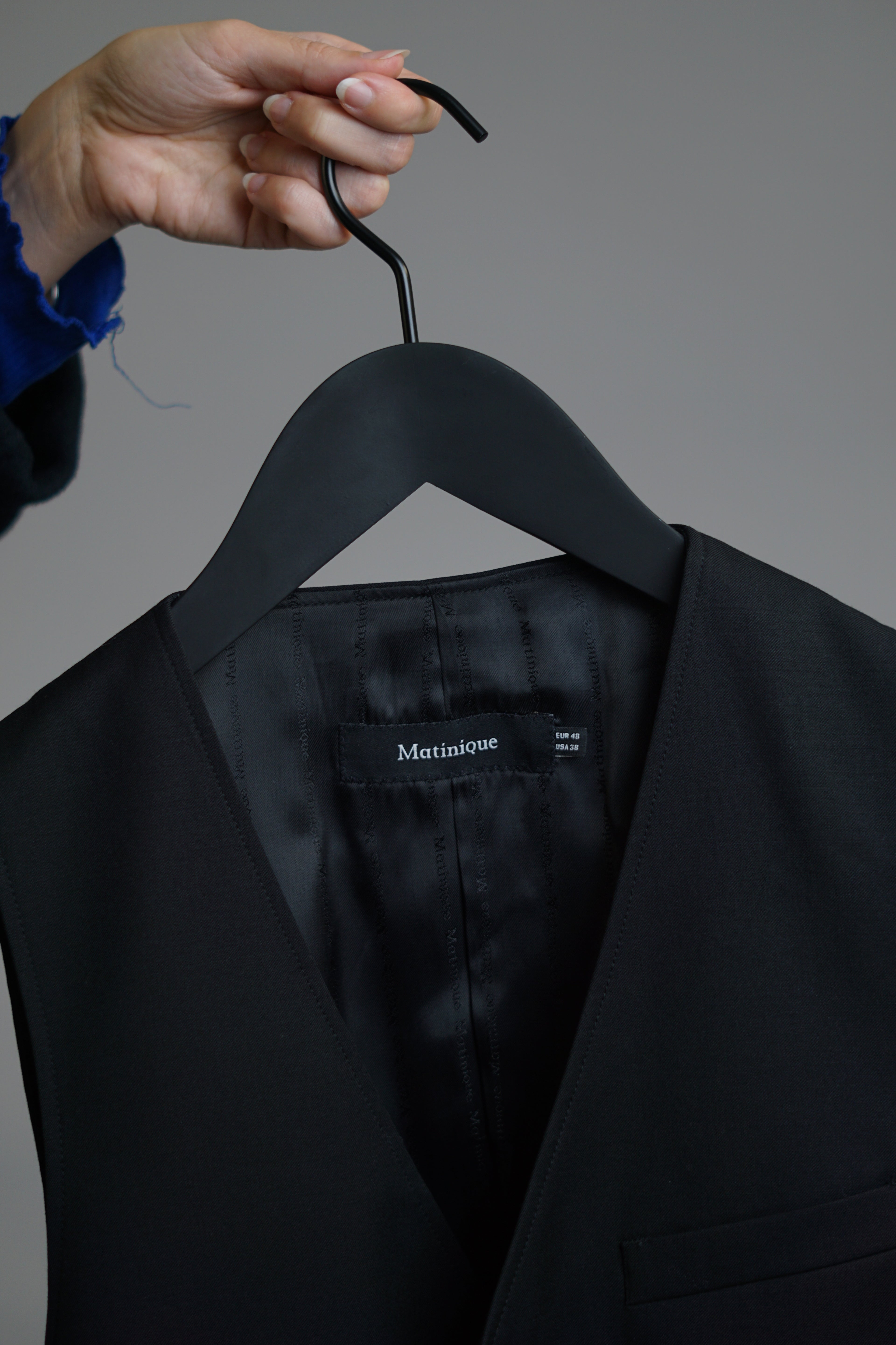 Matinique Black Dress Vest