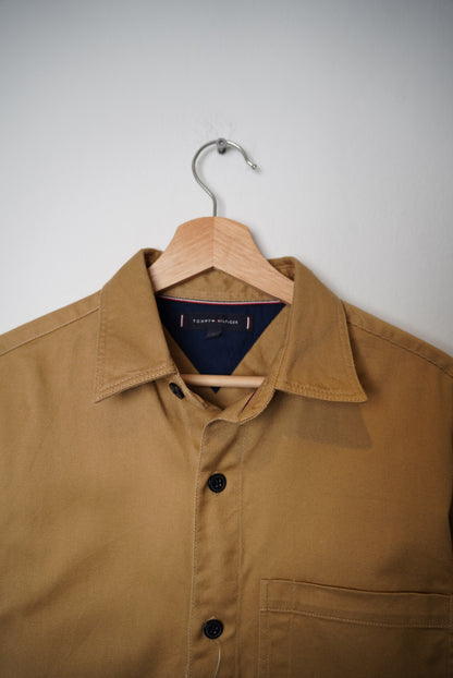 Tommy Hilfiger Light Brown Cotton Overshirt