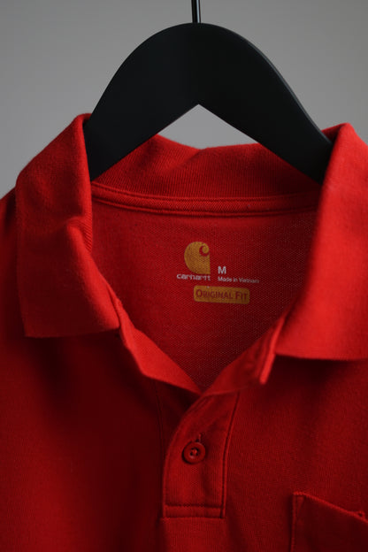 Carhartt Red Original Fit Cotton Poloshirt