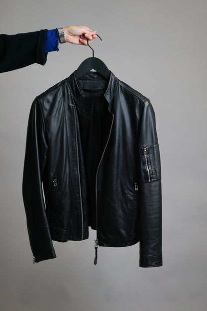 Tiger of Sweden Black Leather Jacket