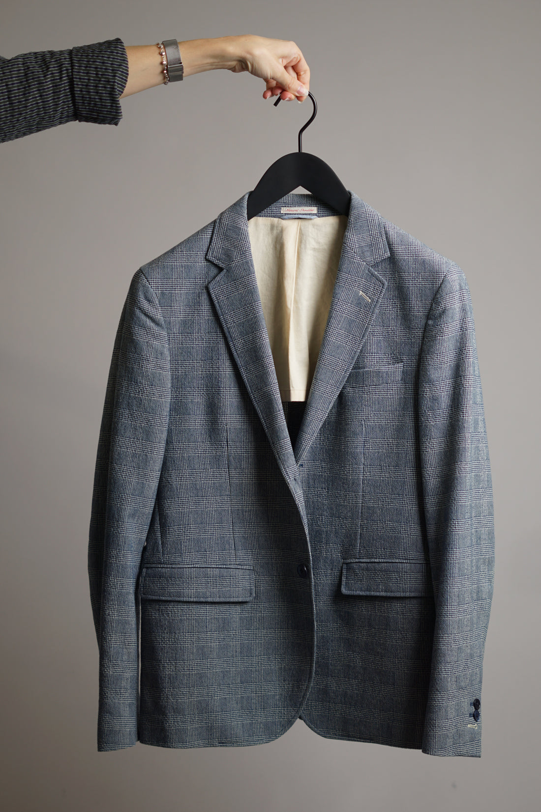 Gant Rugger Natural Shoulder Grey Checkered Blazer