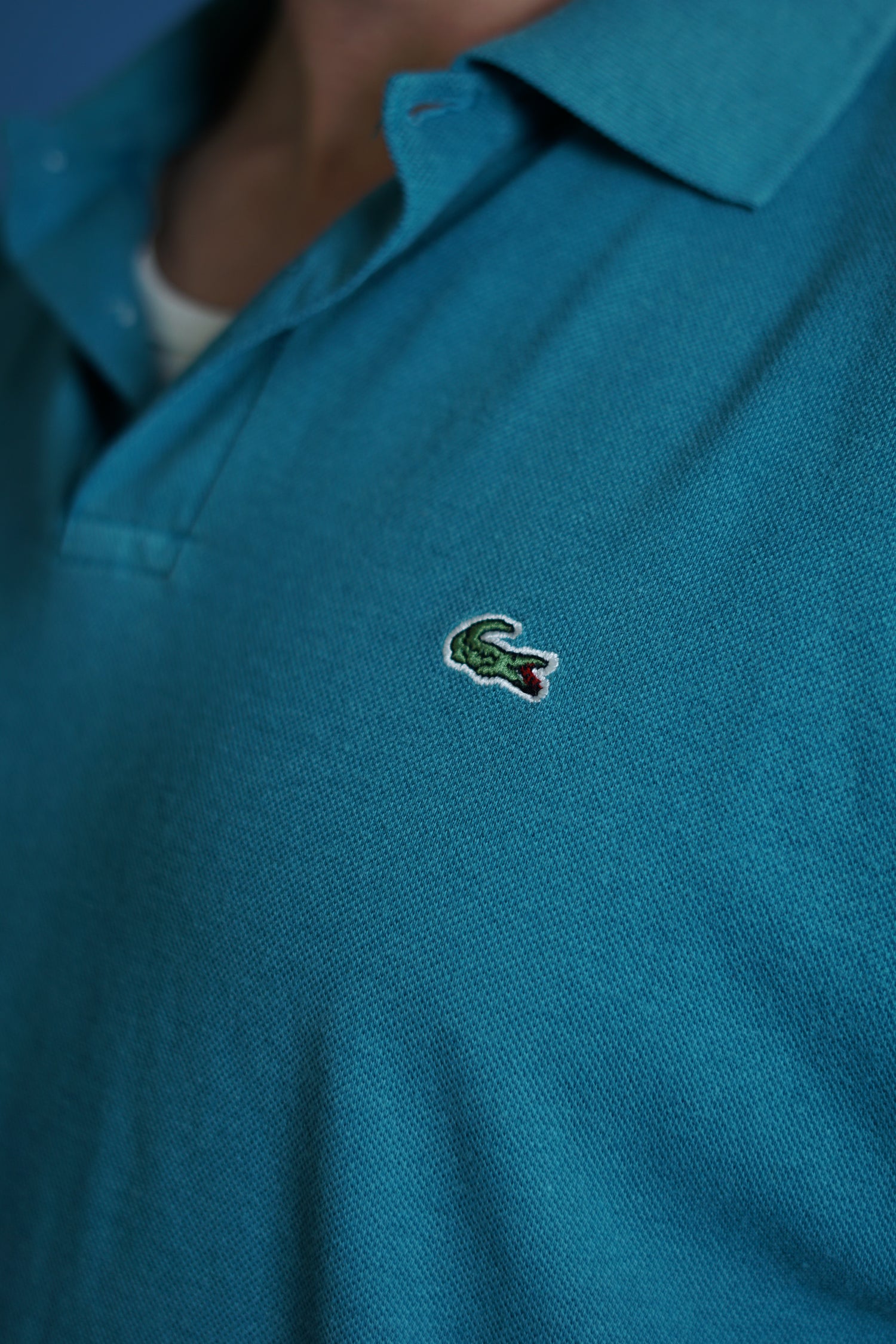 Lacoste Petrolium Vintage Cotton Polo Shirt