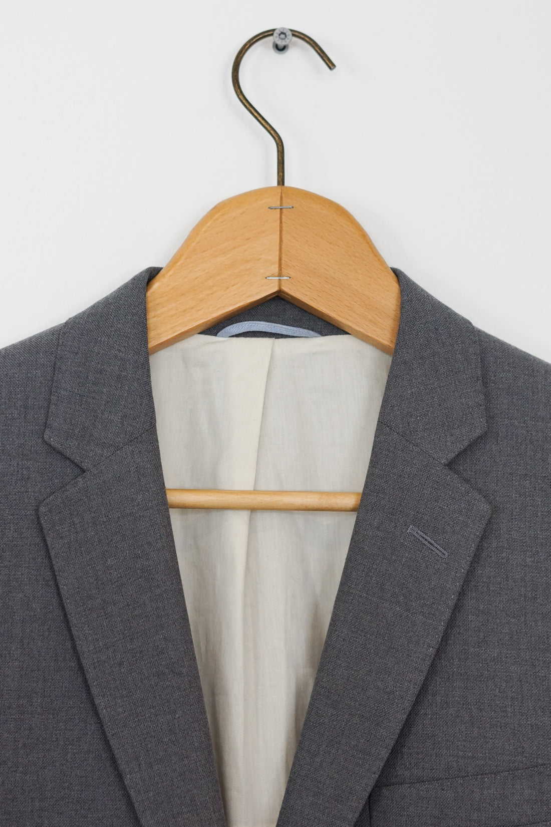 Gant Lightgrey Gold Button Slim Club Blazer