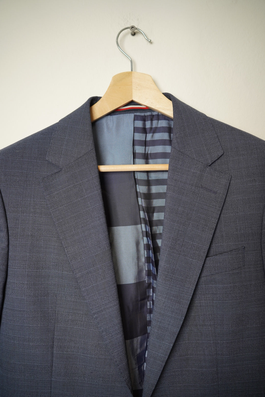 Tommy Hilfiger Darkblue The Flex Tailored Checkered Slim Fit Blazer