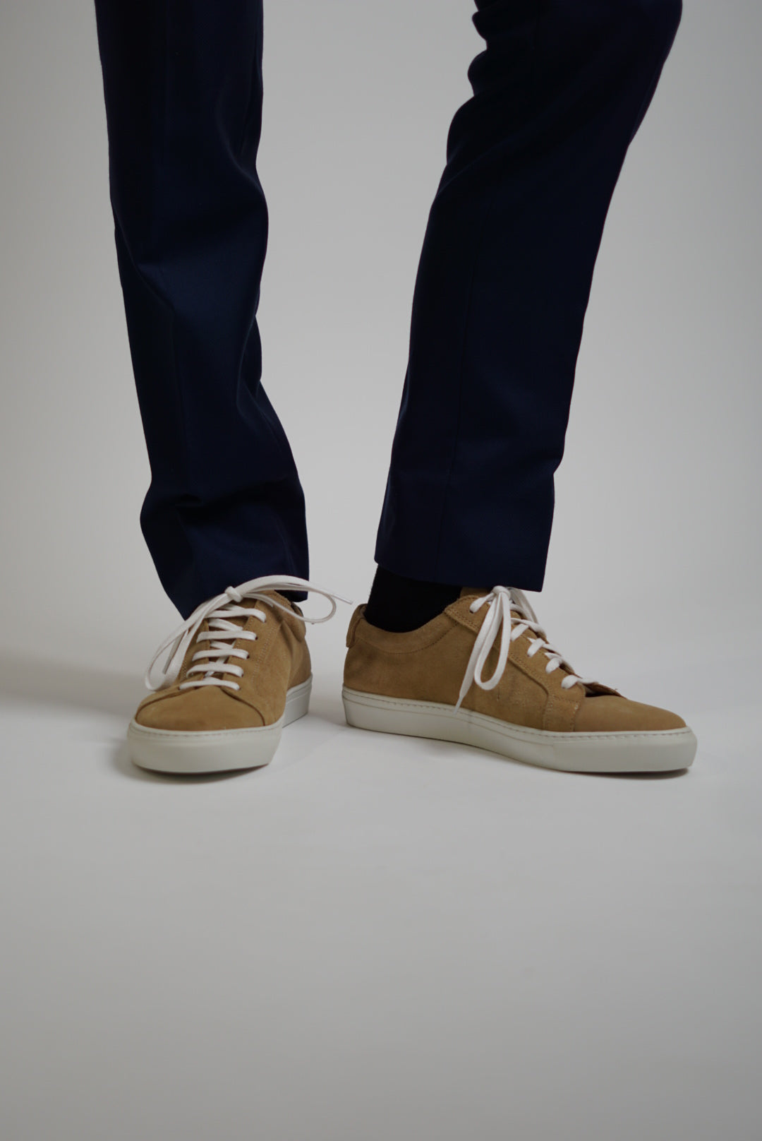 Matinique Light Brown Suede Sneakers