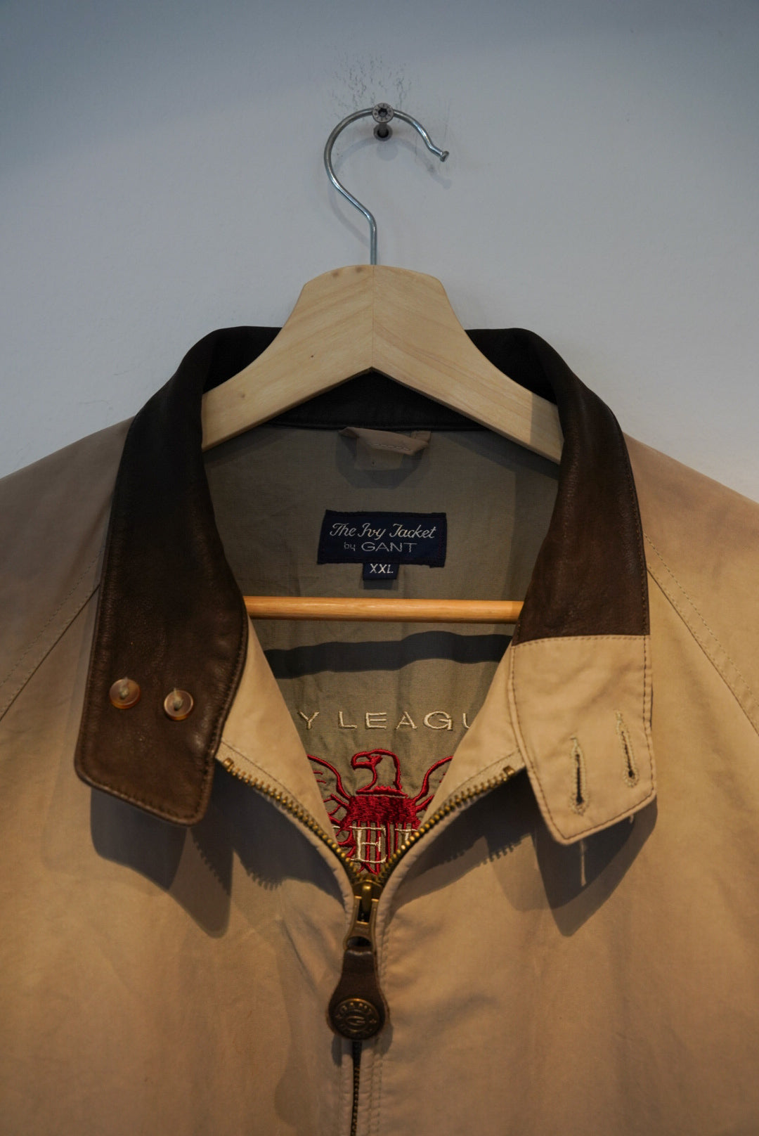 Gant Beige The Ivy Bomber Jacket