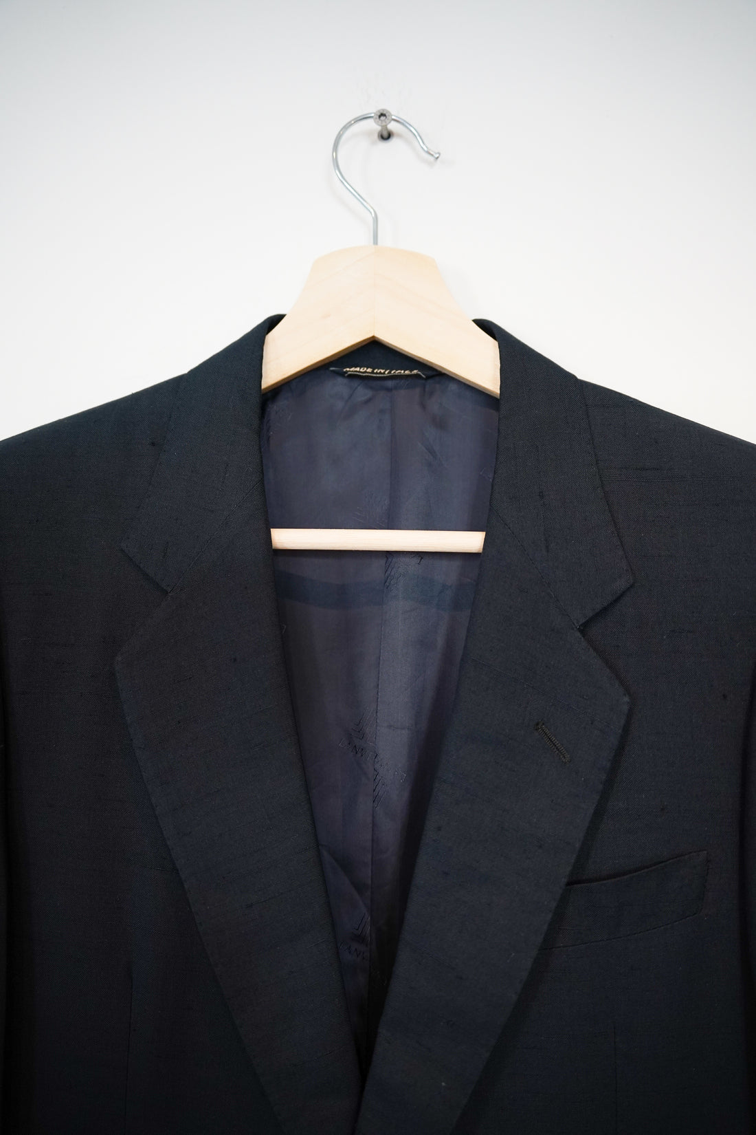 Lanvin Paris Navy Amadeo Bassi Cremona Cotton Blazer