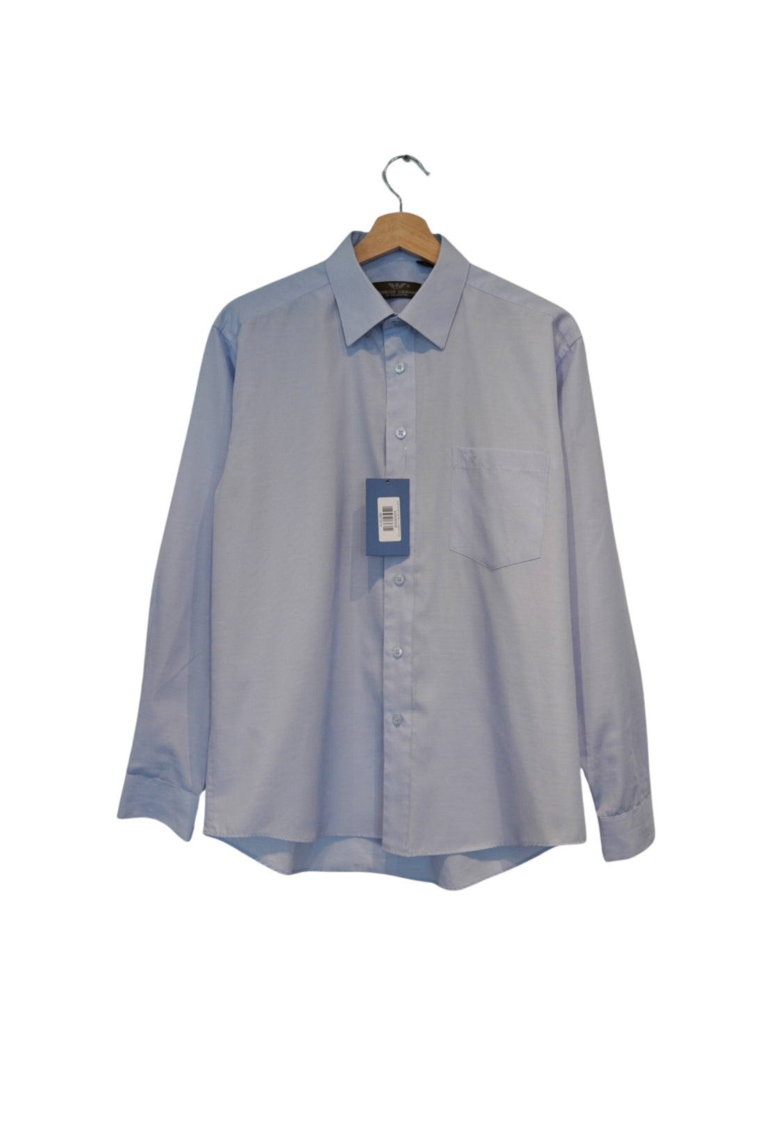 Giorgio Armani Light Blue Le Collezioni Cotton Shirt