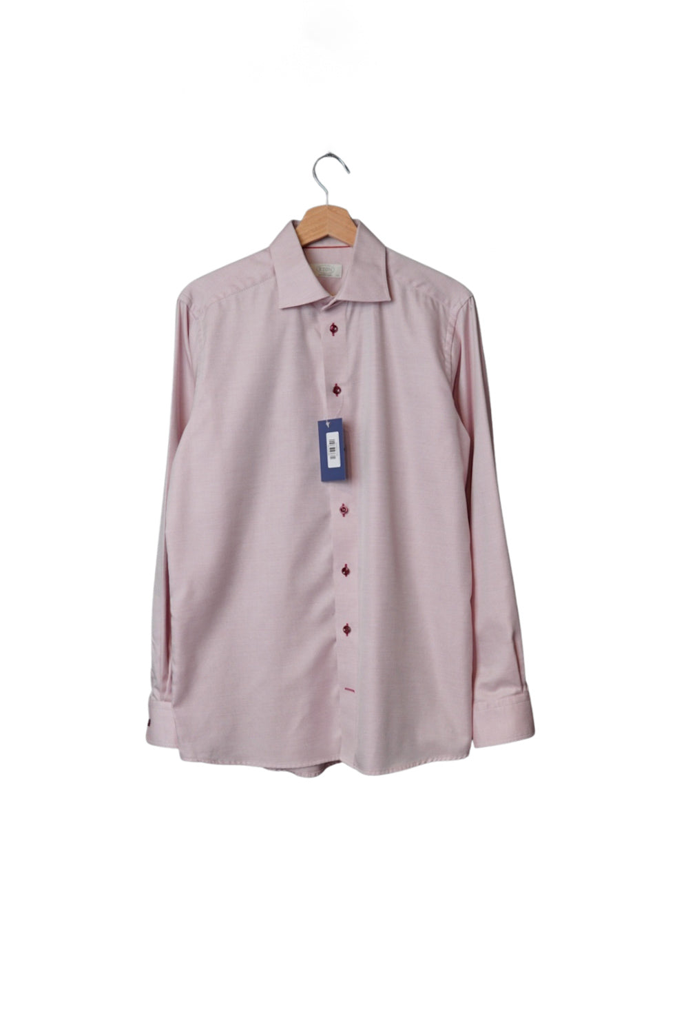 Eton Pink Contemporary Business Cotton Shirt