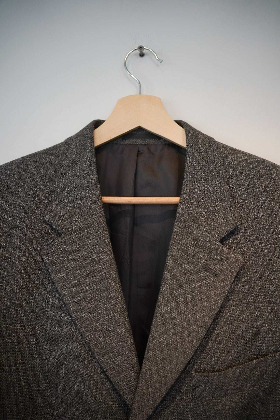 Sand Copenhagen Gray Stretch Virgin Wool Blazer