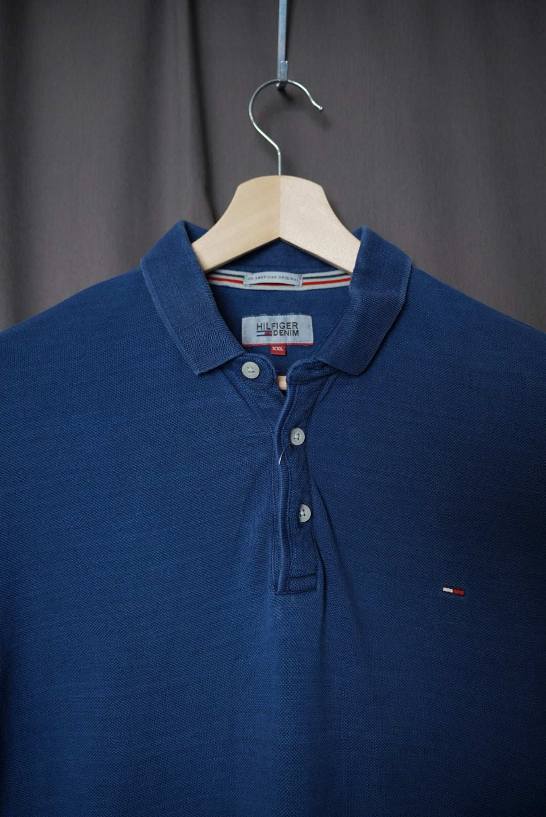 Tommy Hilfiger Denim Blue American Original Cotton Polo Shirt