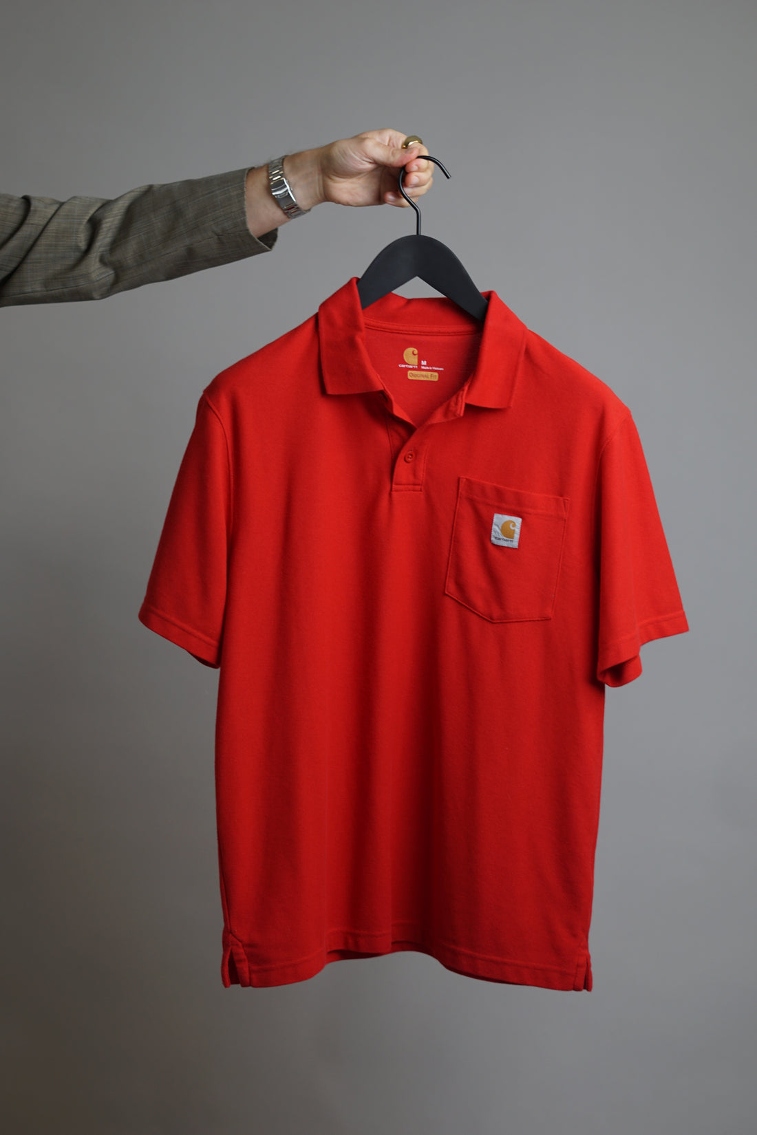 Carhartt Red Original Fit Cotton Poloshirt