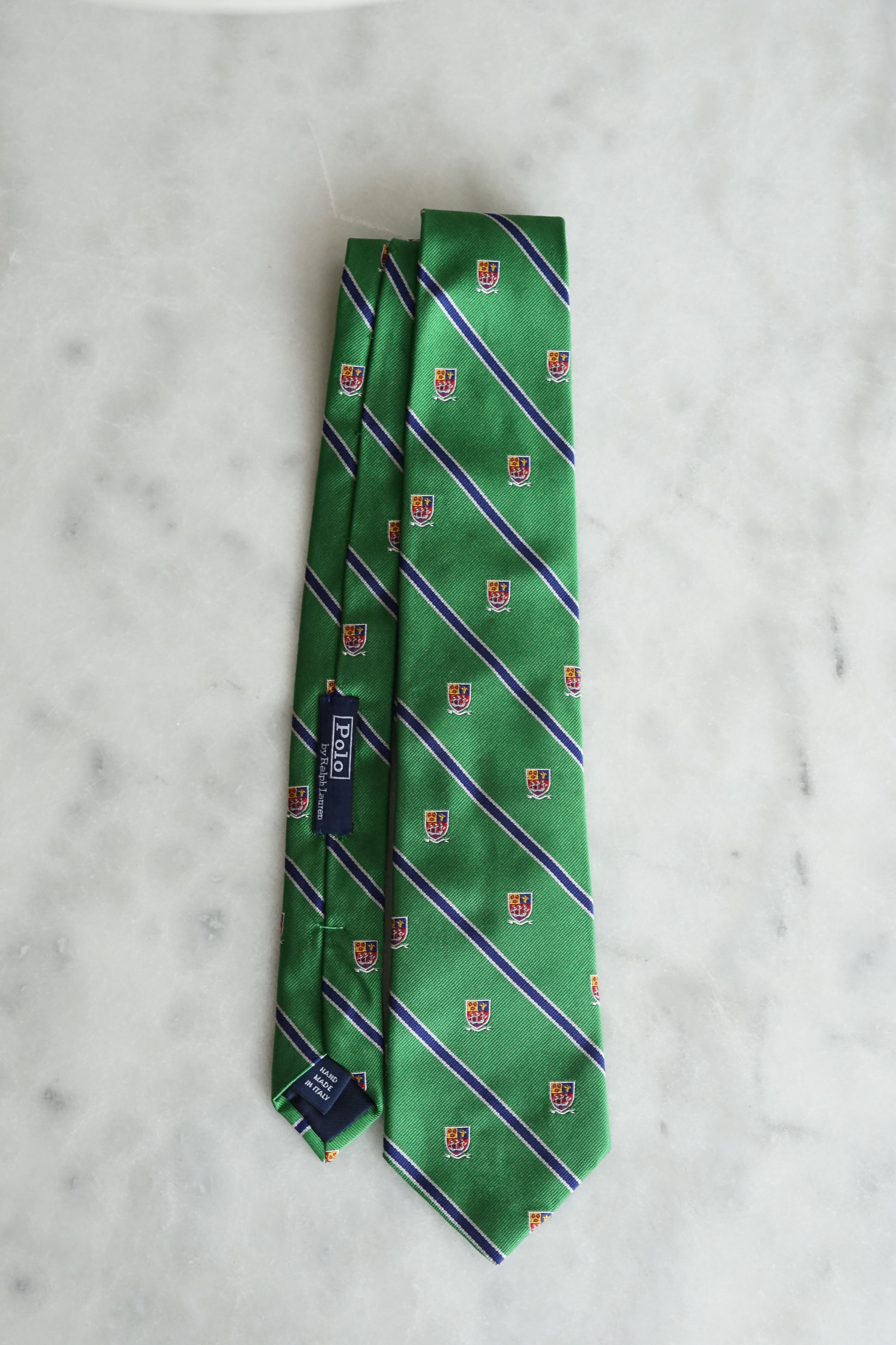 Ralph Lauren Green Club Tie