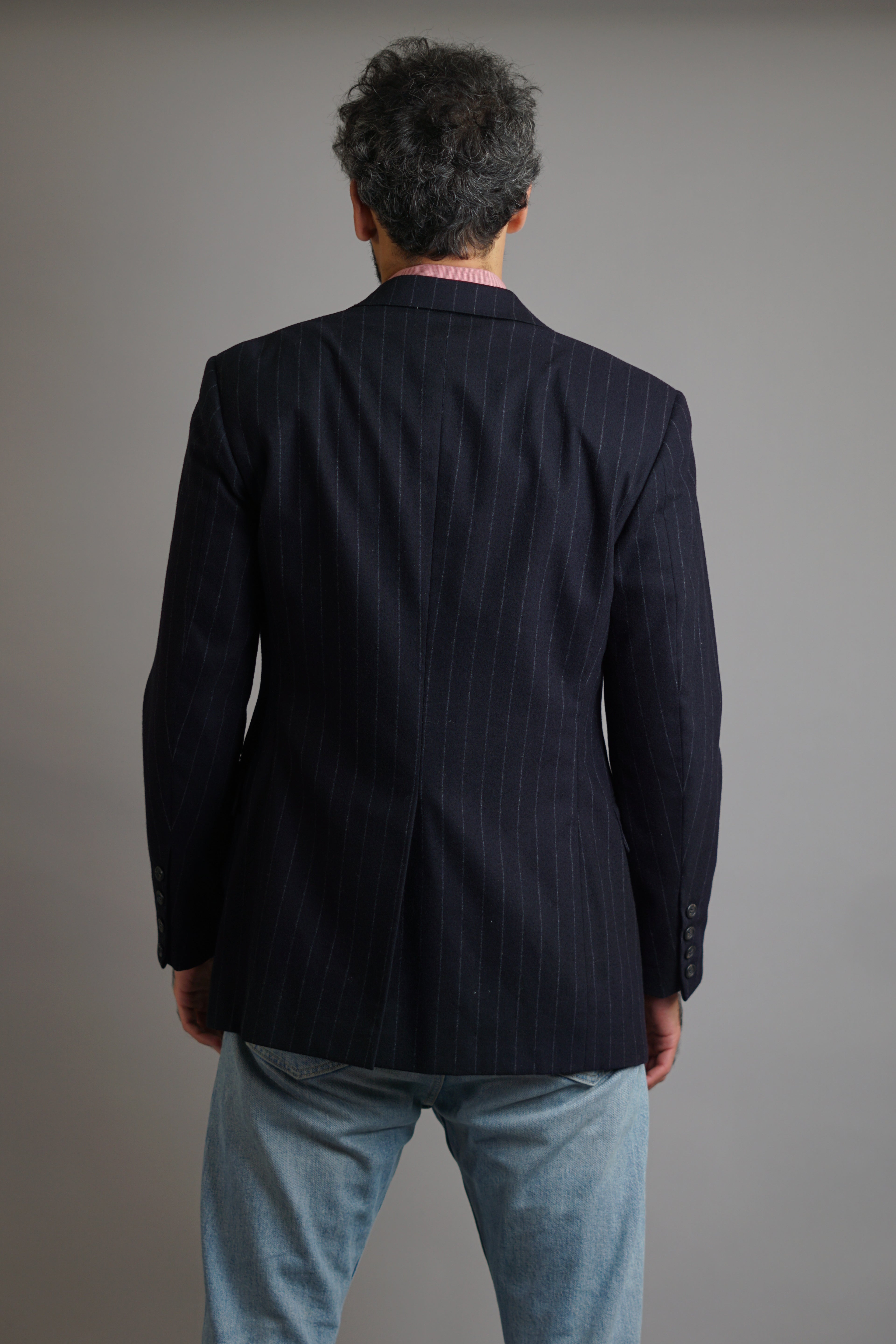 Polo Ralph Lauren Navy Pin-Striped Blazer