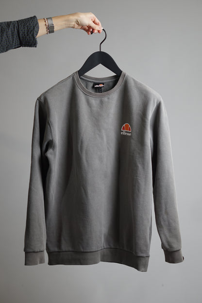 Ellesse Grey Cotton O-Neck Sweatshirt