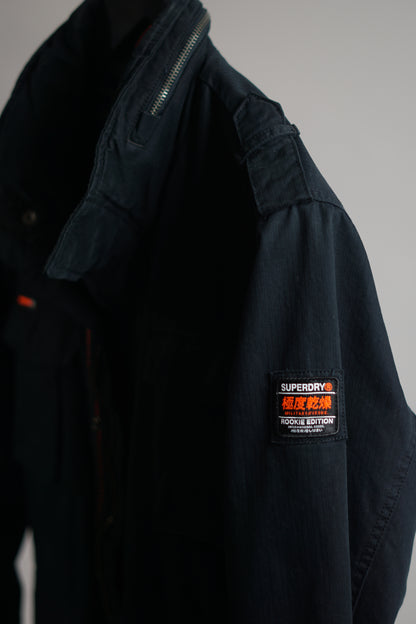 SuperDry Black Military Jacket