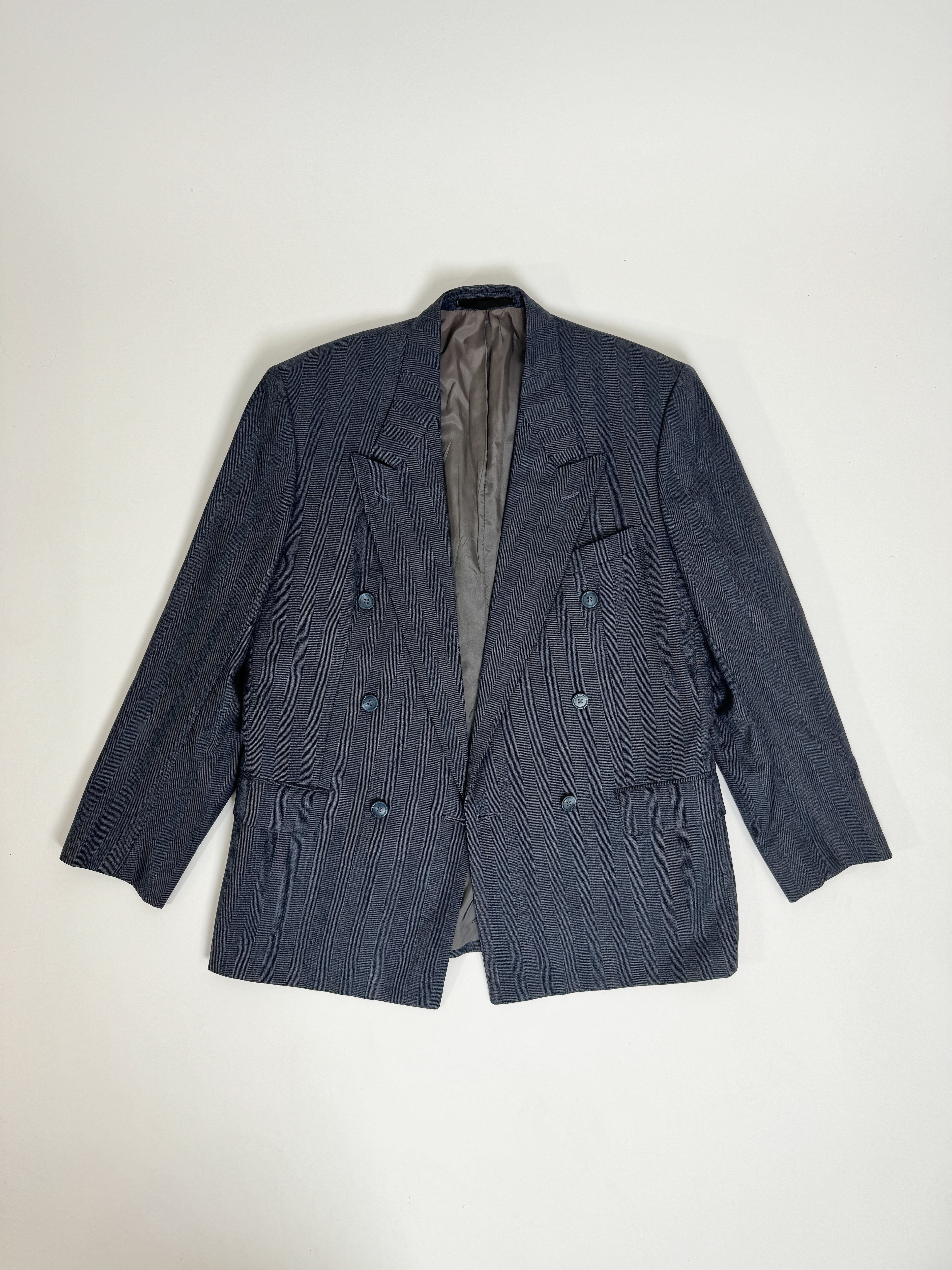 Tiger of Sweden Spruce Blue Double-Breasted Blazer