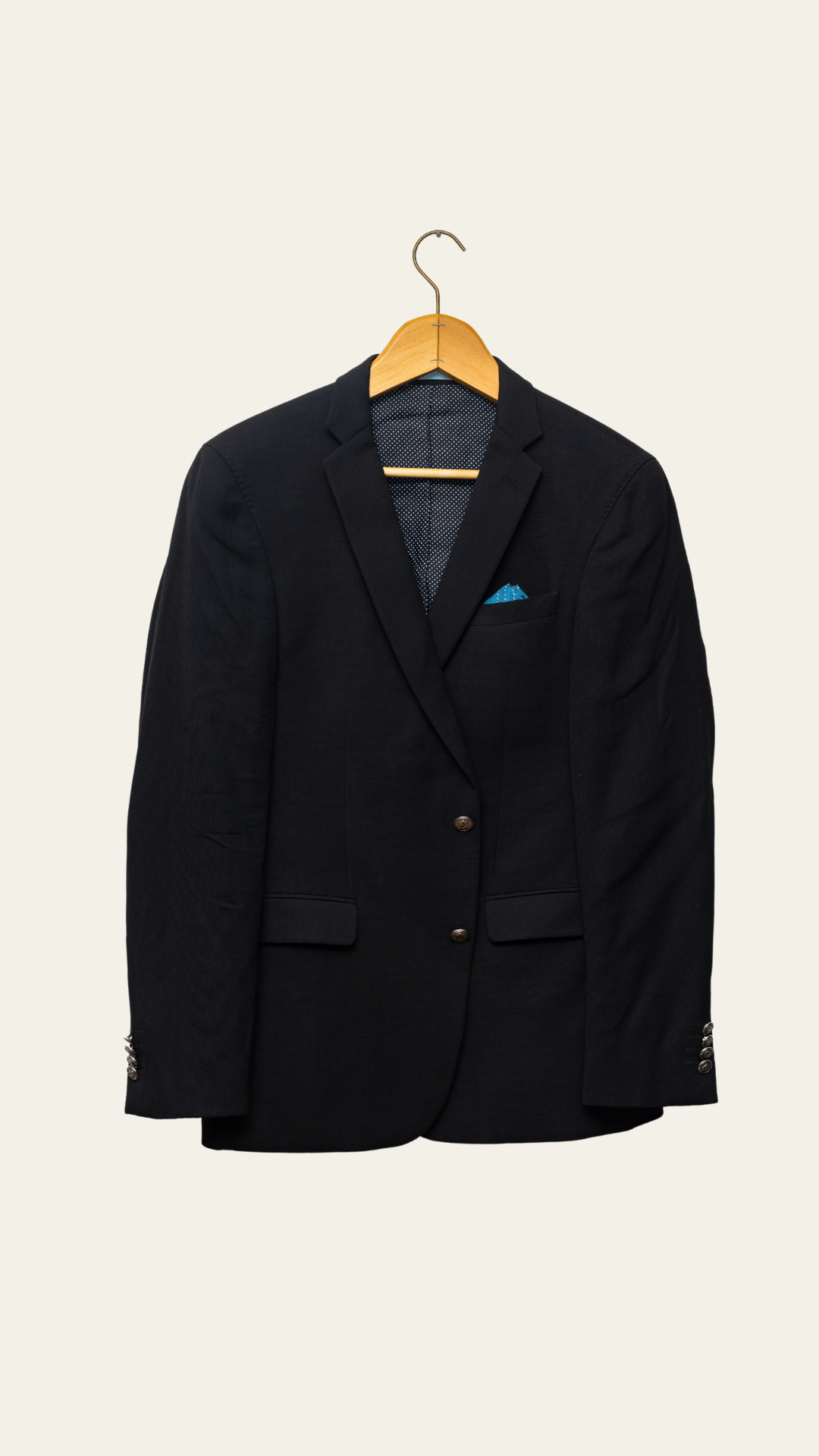 Sand Copenhagen Black Virgin Wool Blazer