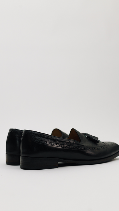 Moreschi Italian Leather Tassel Loafers