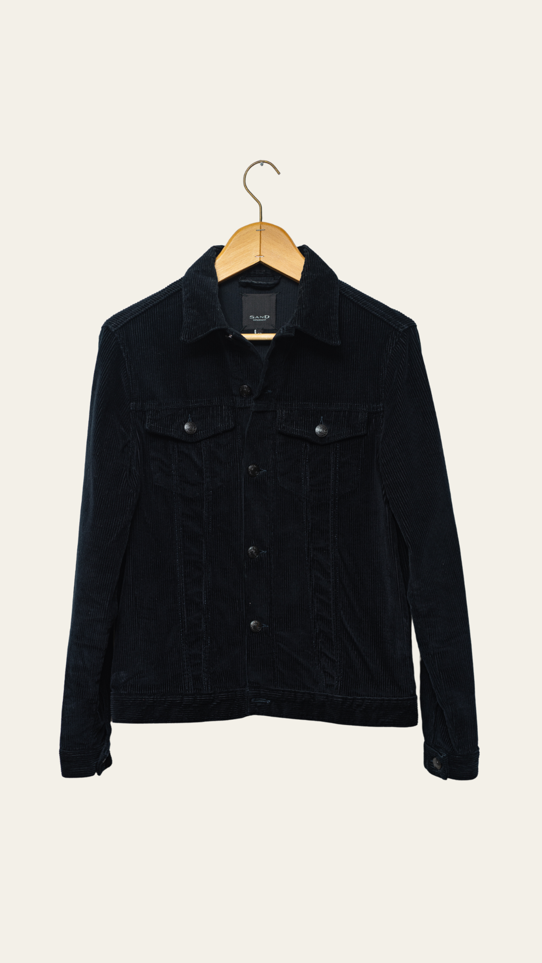 Sand Copenhagen Black Corduroy Jacket