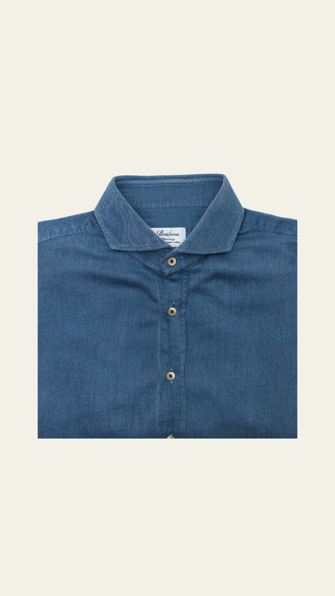 Stenströms Fitted body Denim Shirt