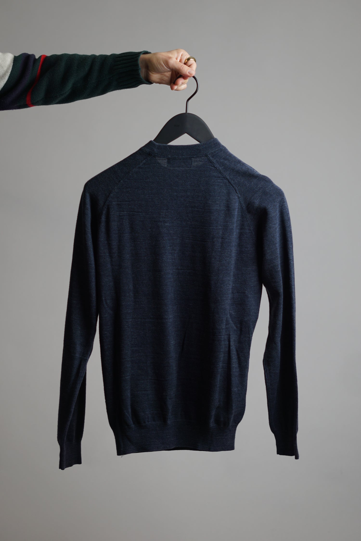 Fred Perry Navy O-Neck Knit