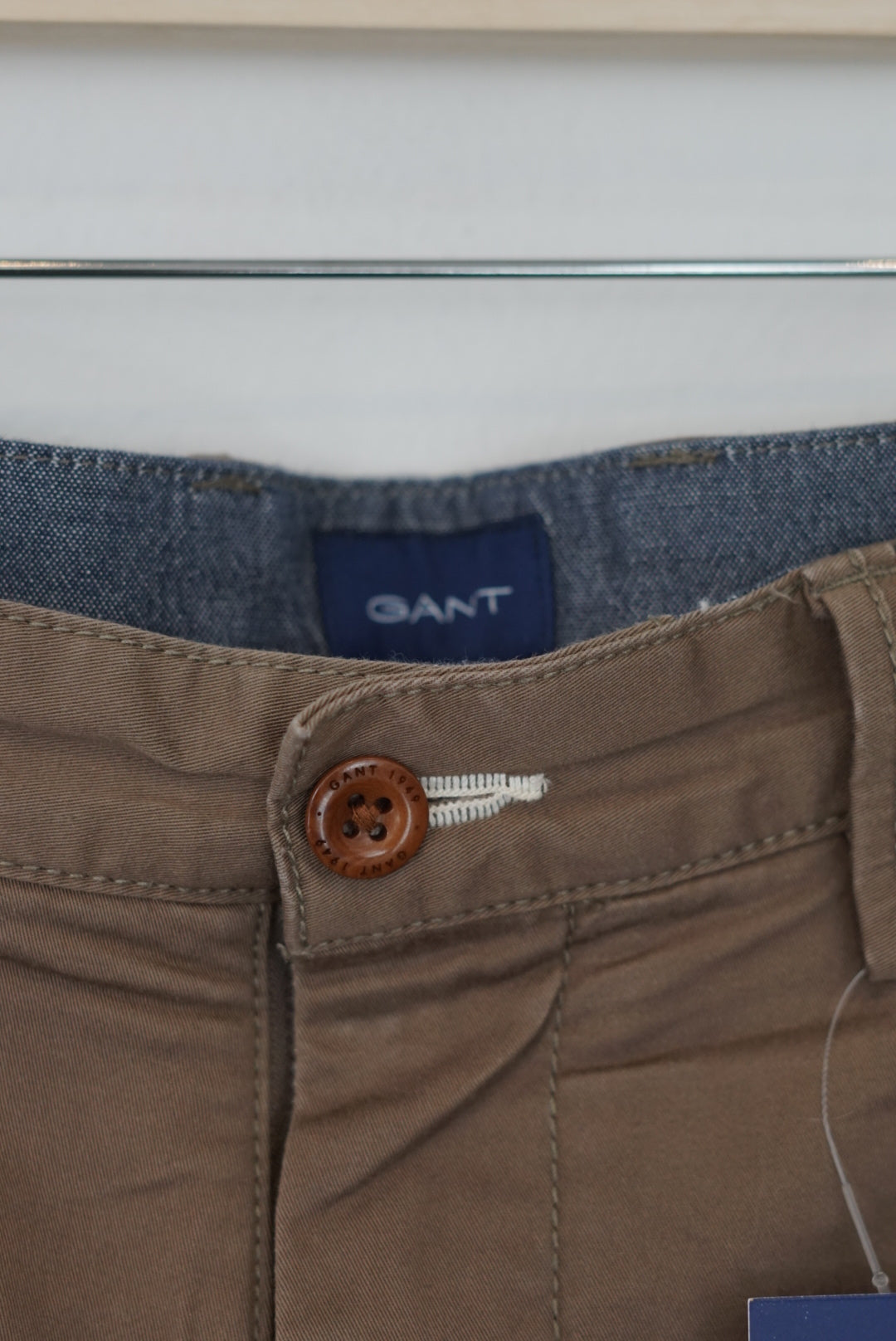 Gant Khaki Slim Cotton Chinos
