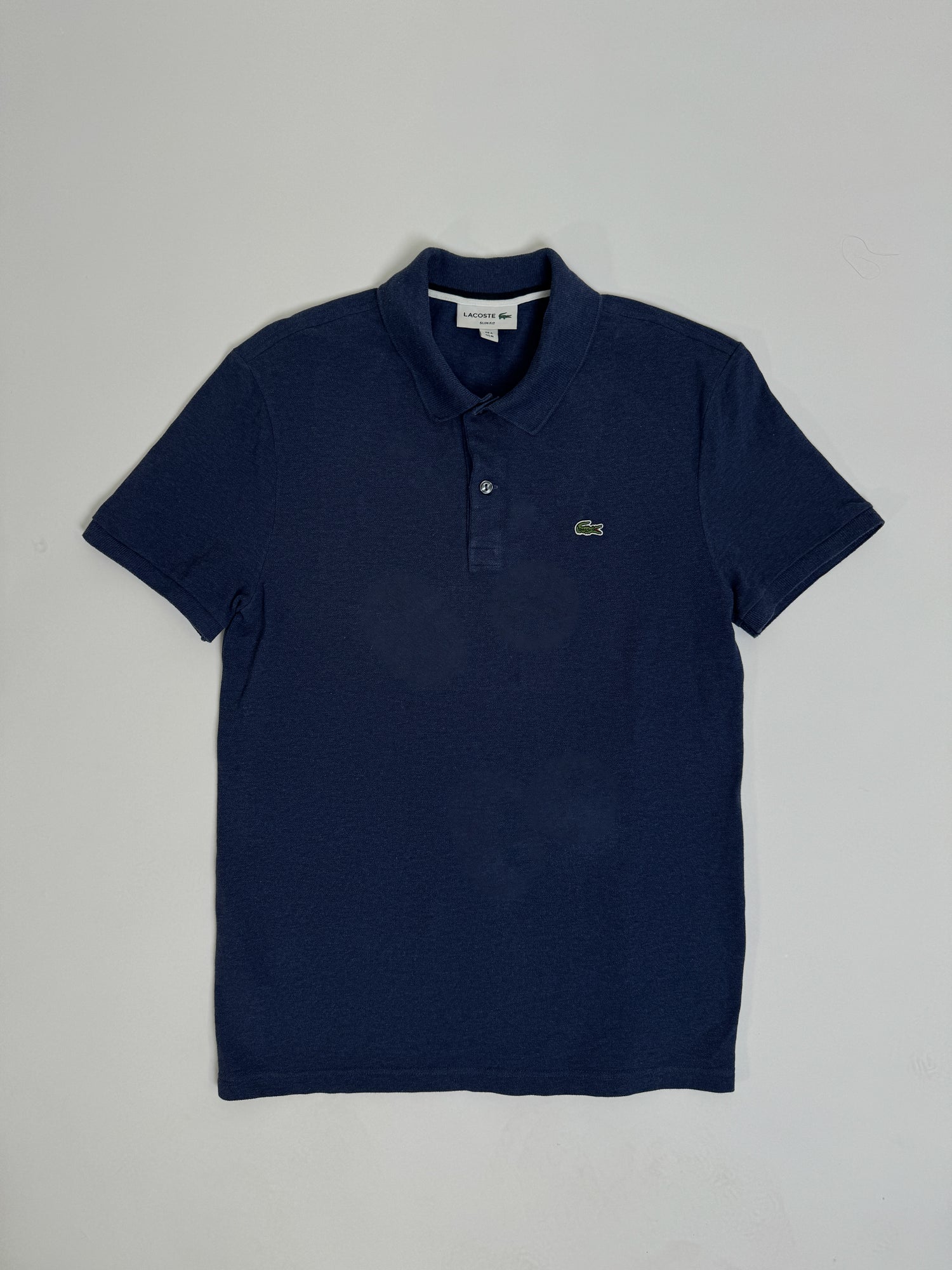 Lacoste Navy Slim Fit Cotton Polo Shirt