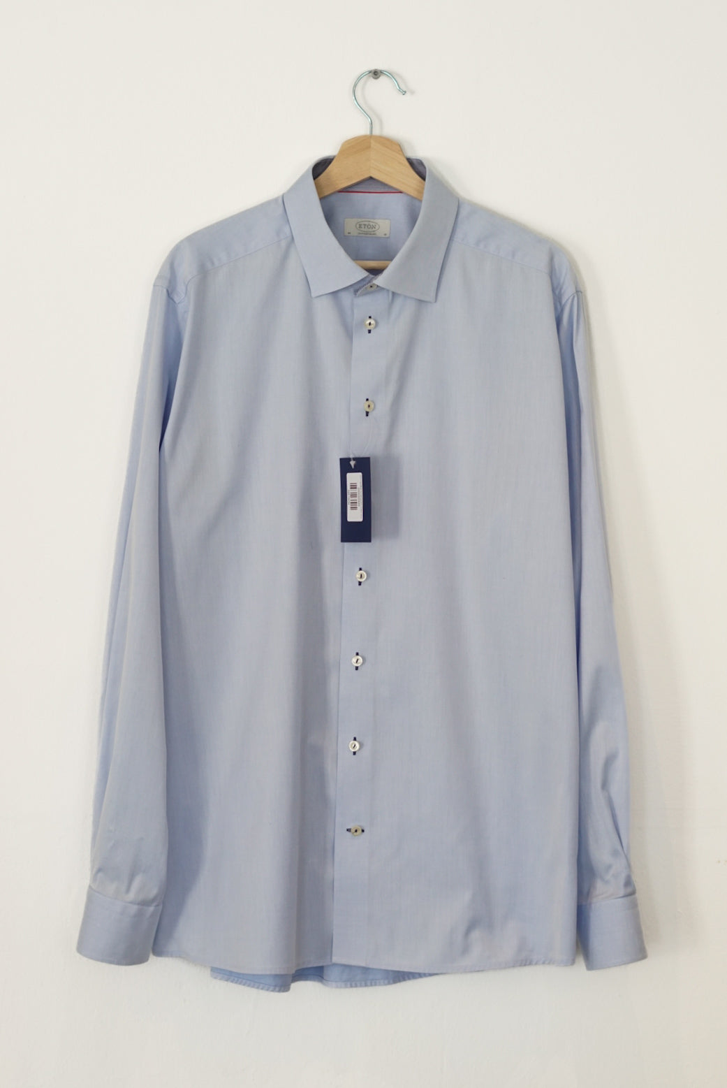 Eton Lightblue Contemporary Cotton Shirt