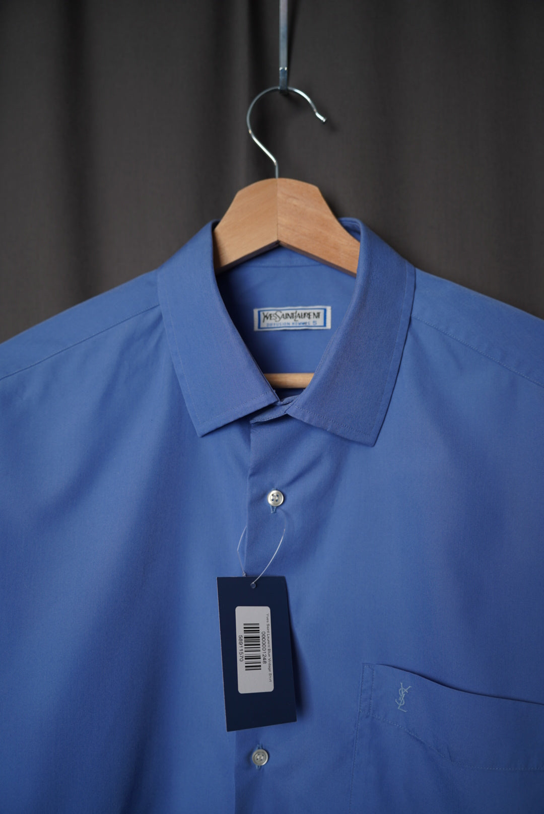 Yves Saint Laurent Blue Vintage Shirt