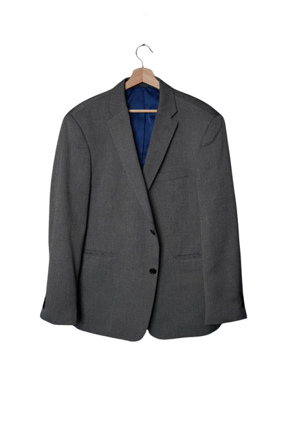 Tommy Hilfiger Grey Business Black Button Blazer