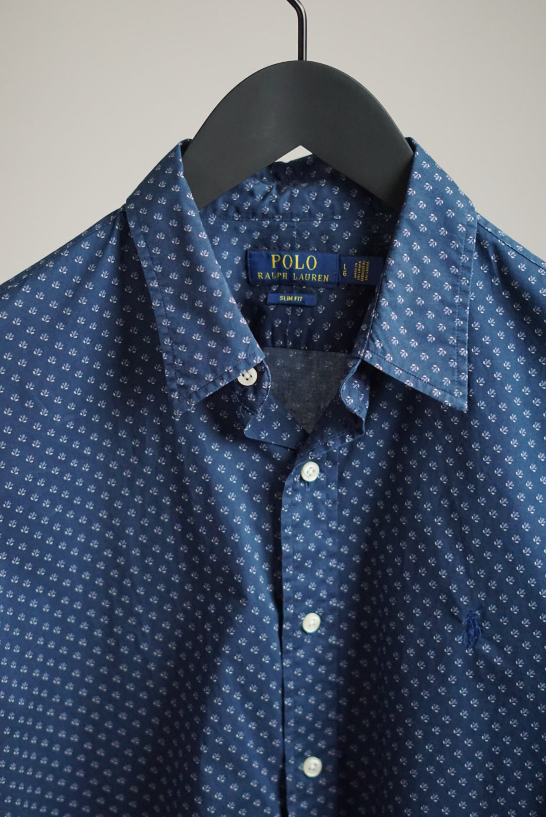 Ralph Lauren Dark Blue Printed Shirt