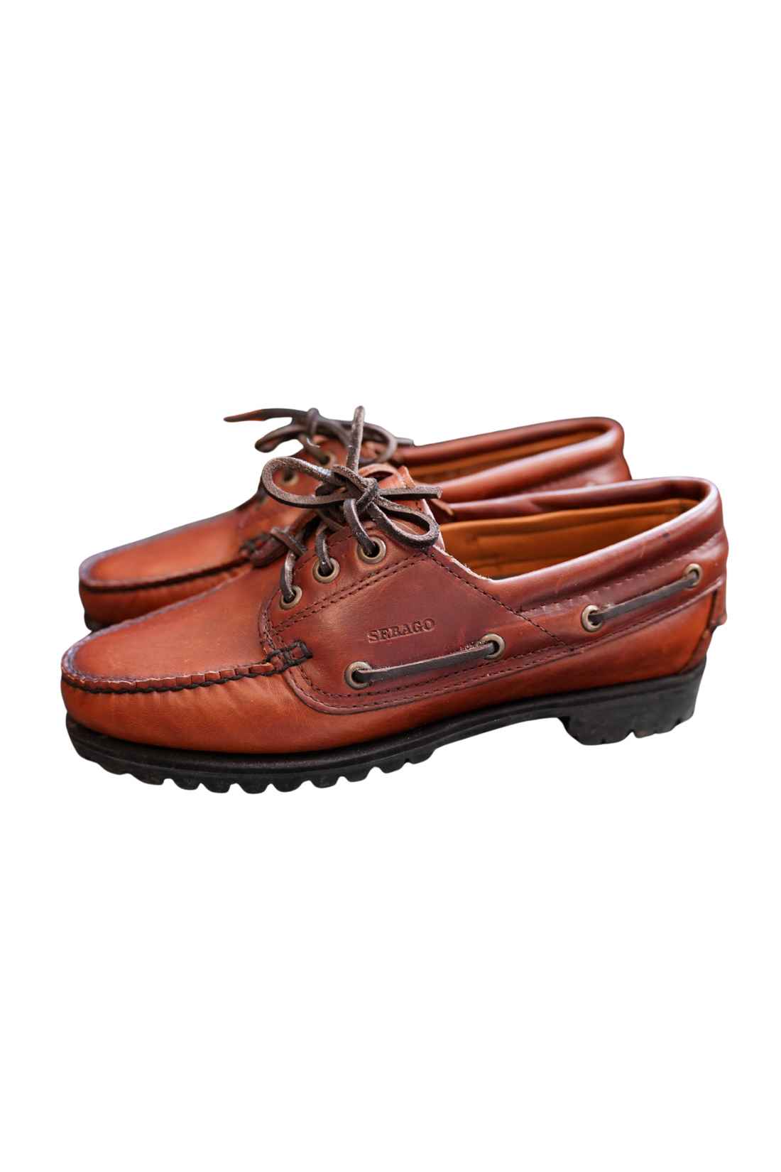 Sebago Brown Leather Sailor Shoes