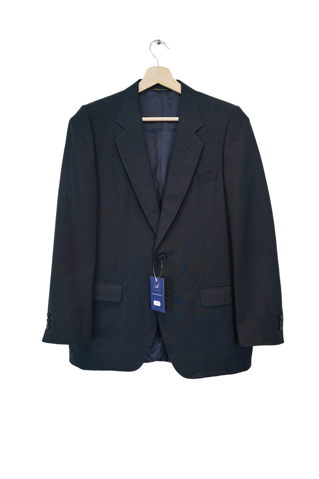 Lanvin Paris Navy Amadeo Bassi Cremona Cotton Blazer
