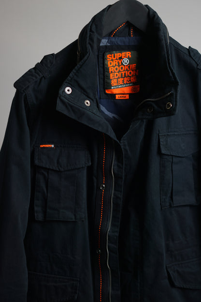 SuperDry Black Military Jacket