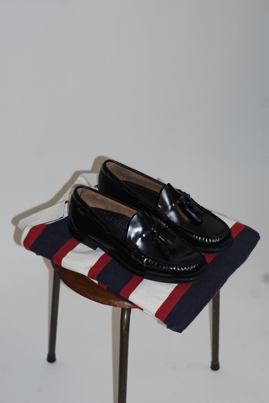 G.H. Bass Black Weejuns Tassel Loafers