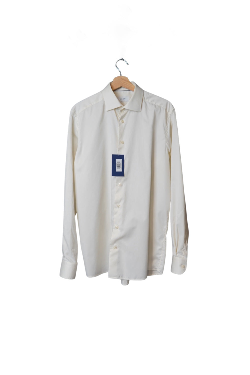 Eton White Contemporary Fit Signature Twill Cotton Business Shirt