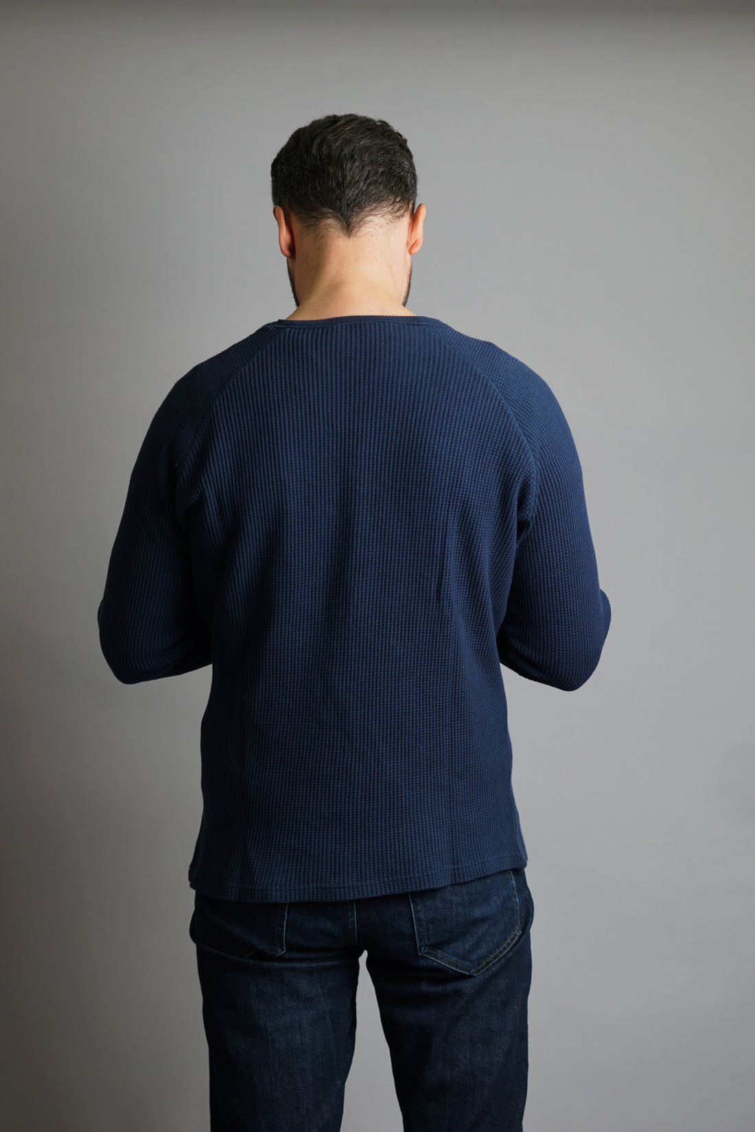 Won Hundred Navy Knit O-Neck