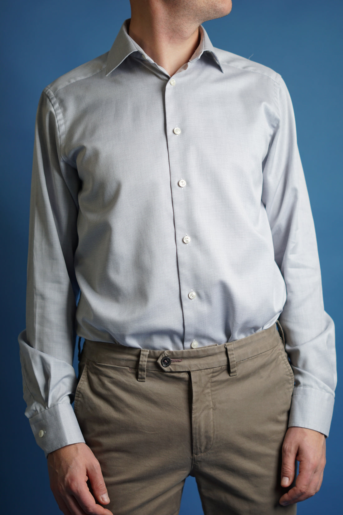 Eton Grey Contemporary Shirt