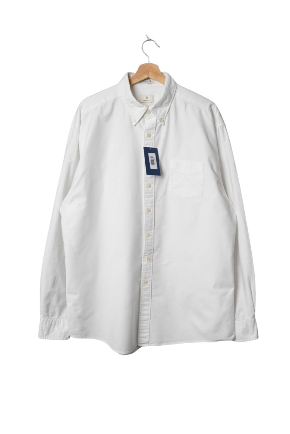 Gant White Perfect Oxford Regular Fit Cotton Oxford Shirt